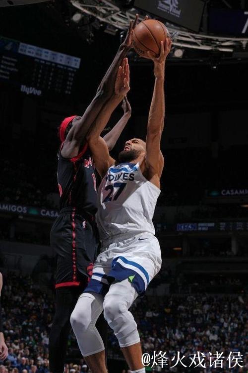 戈贝尔24分赛季第二次20+，出手13次、命中11球都创赛季新高